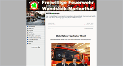 Desktop Screenshot of ff-wandsbek-marienthal.de